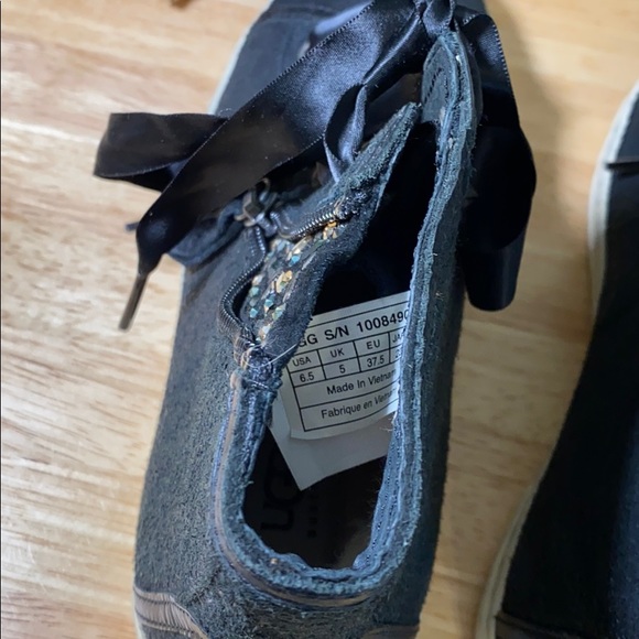 Ugg Black Blaney Crystal Sneakers - Picture 7 of 8